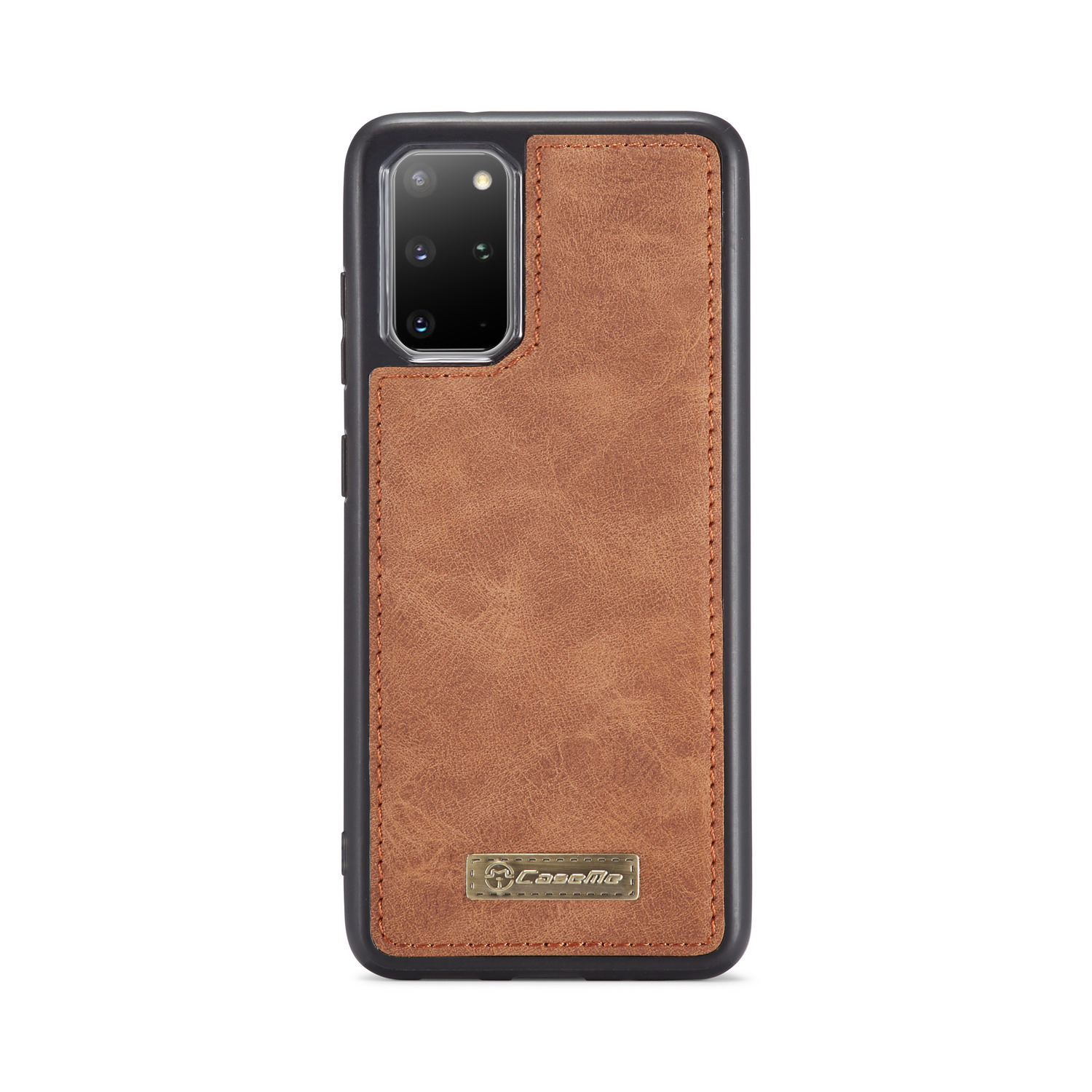 CaseMe plånboksfodral med magnetskal, Samsung Galaxy S20+, brun