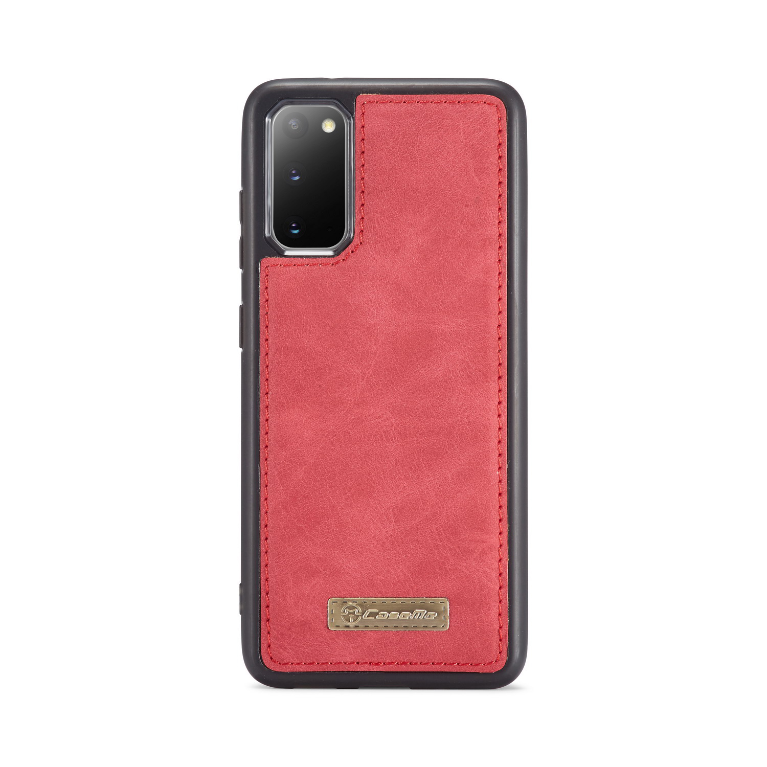 CaseMe plånboksfodral med magnetskal, Samsung Galaxy S20, röd