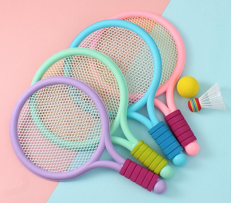 Badmintonracket för barn, rosa/blå