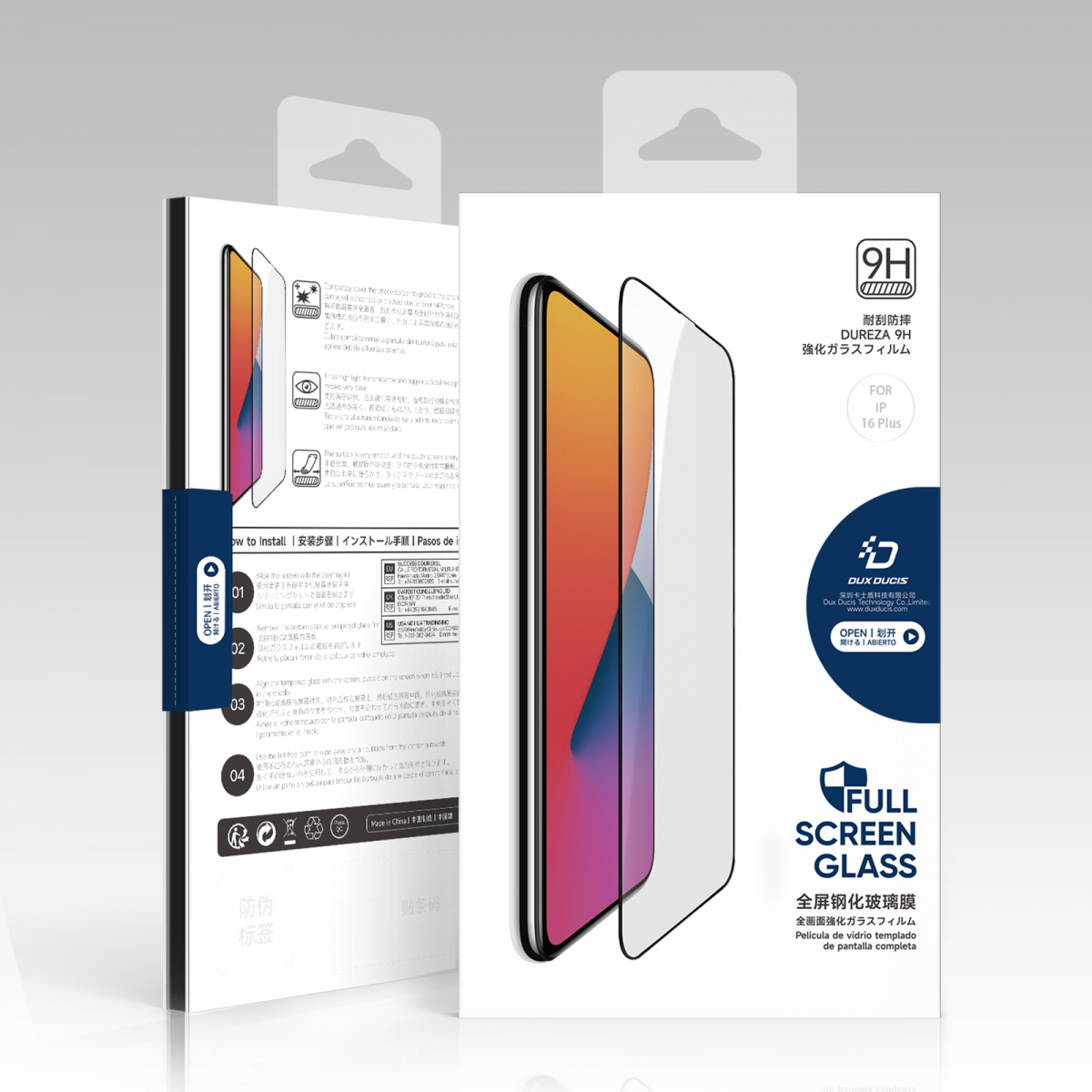 DUX DUCIS skärmskydd i härdat glas till iPhone 16 Plus