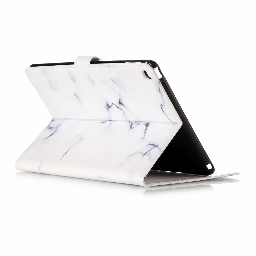 Läckert marmorerat läderfodral iPad 10.2 / Pro 10.5 / Air 3 10.5