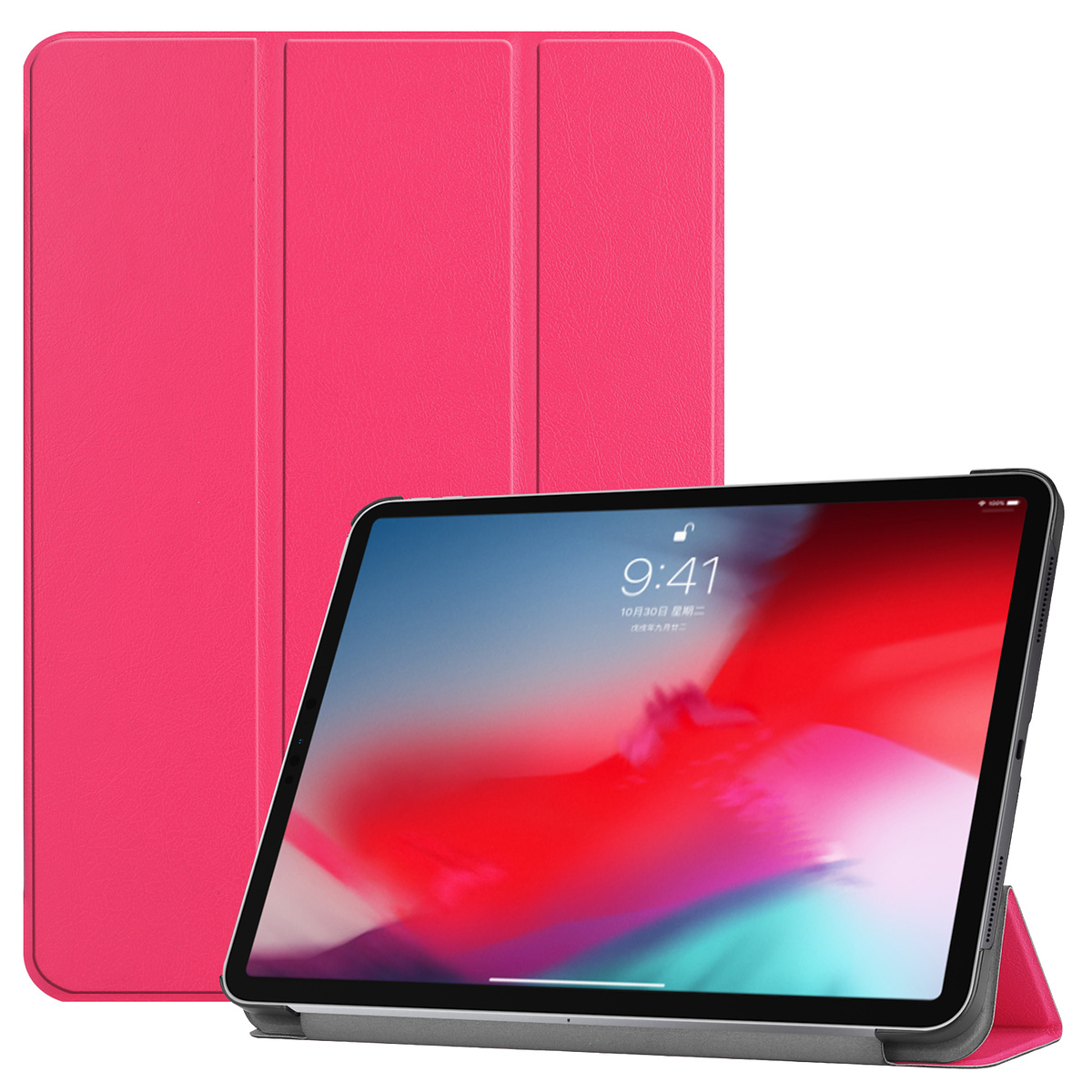 Fodral med ställ, iPad Pro 11 (2018), ljusrosa