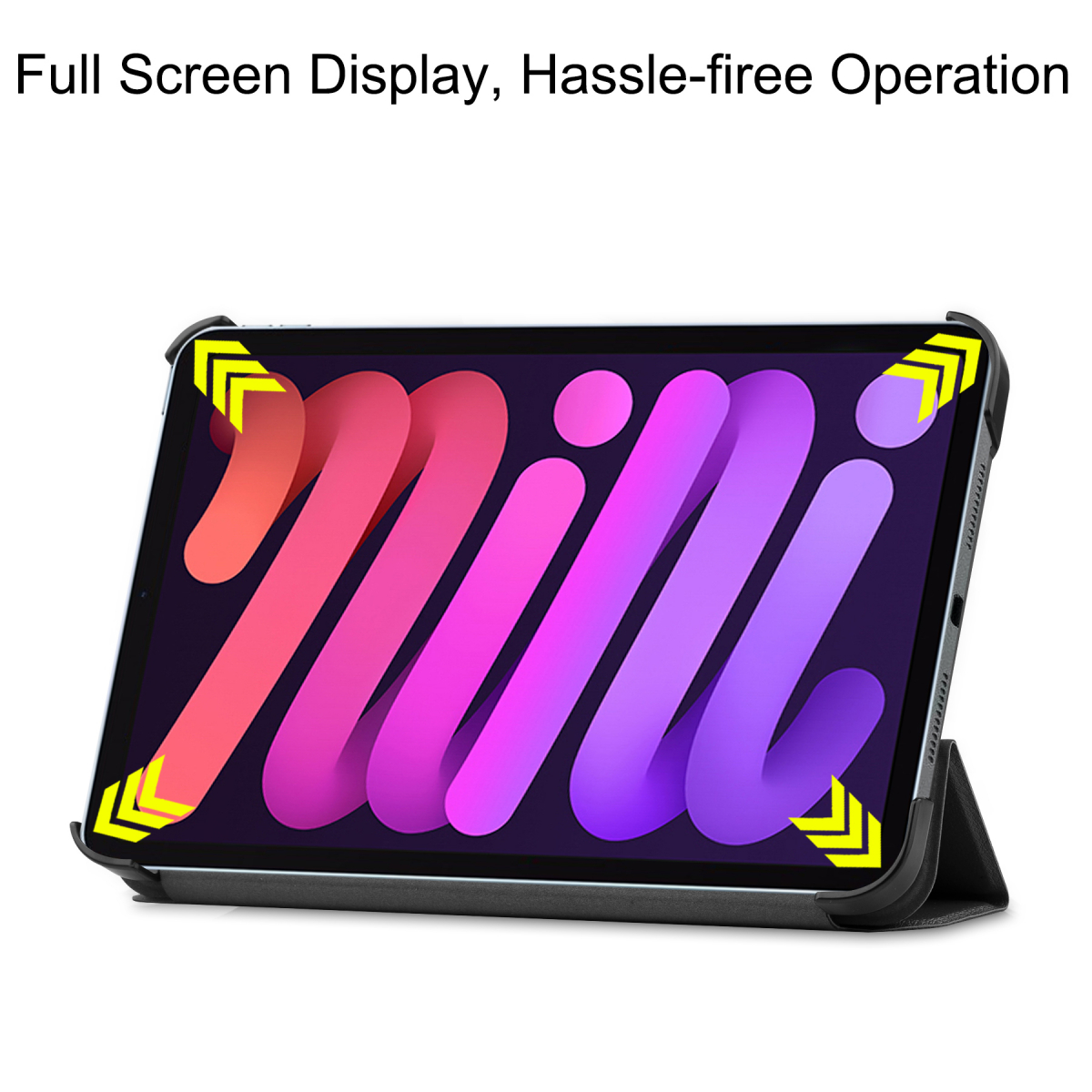 Smart Cover-fodral med ställ, iPad Mini 6 (2021), svart