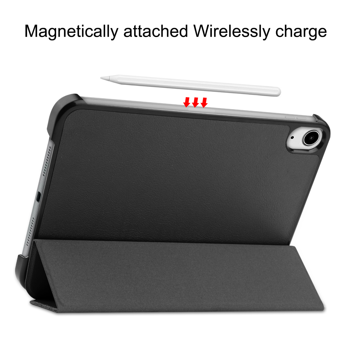 Smart Cover-fodral med ställ, iPad Mini 6 (2021), svart