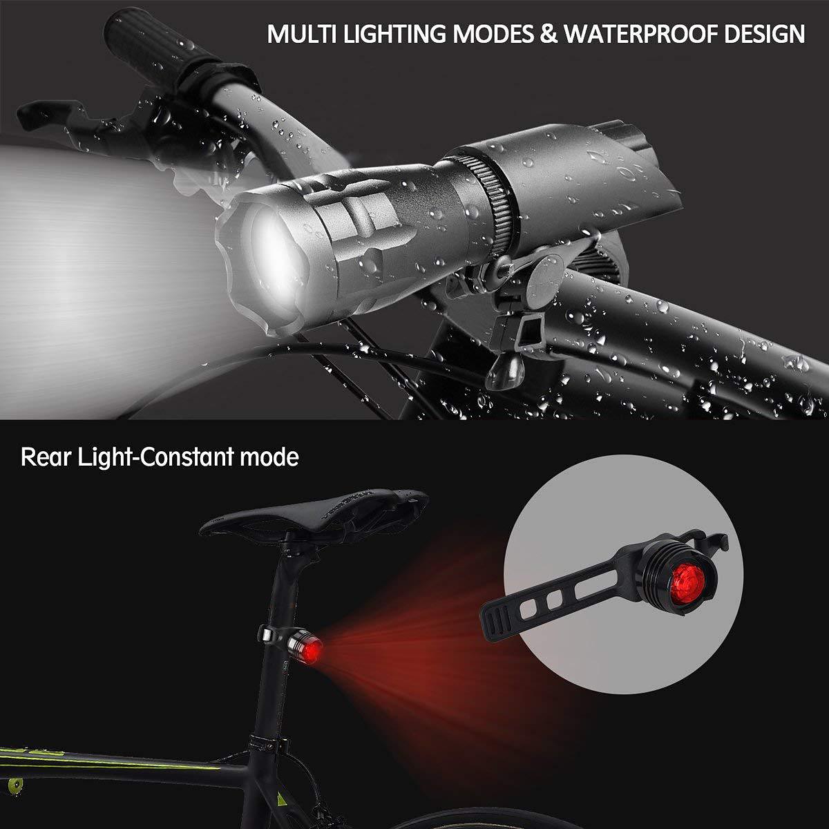 Cykelbelysning LED med fram och bakljus