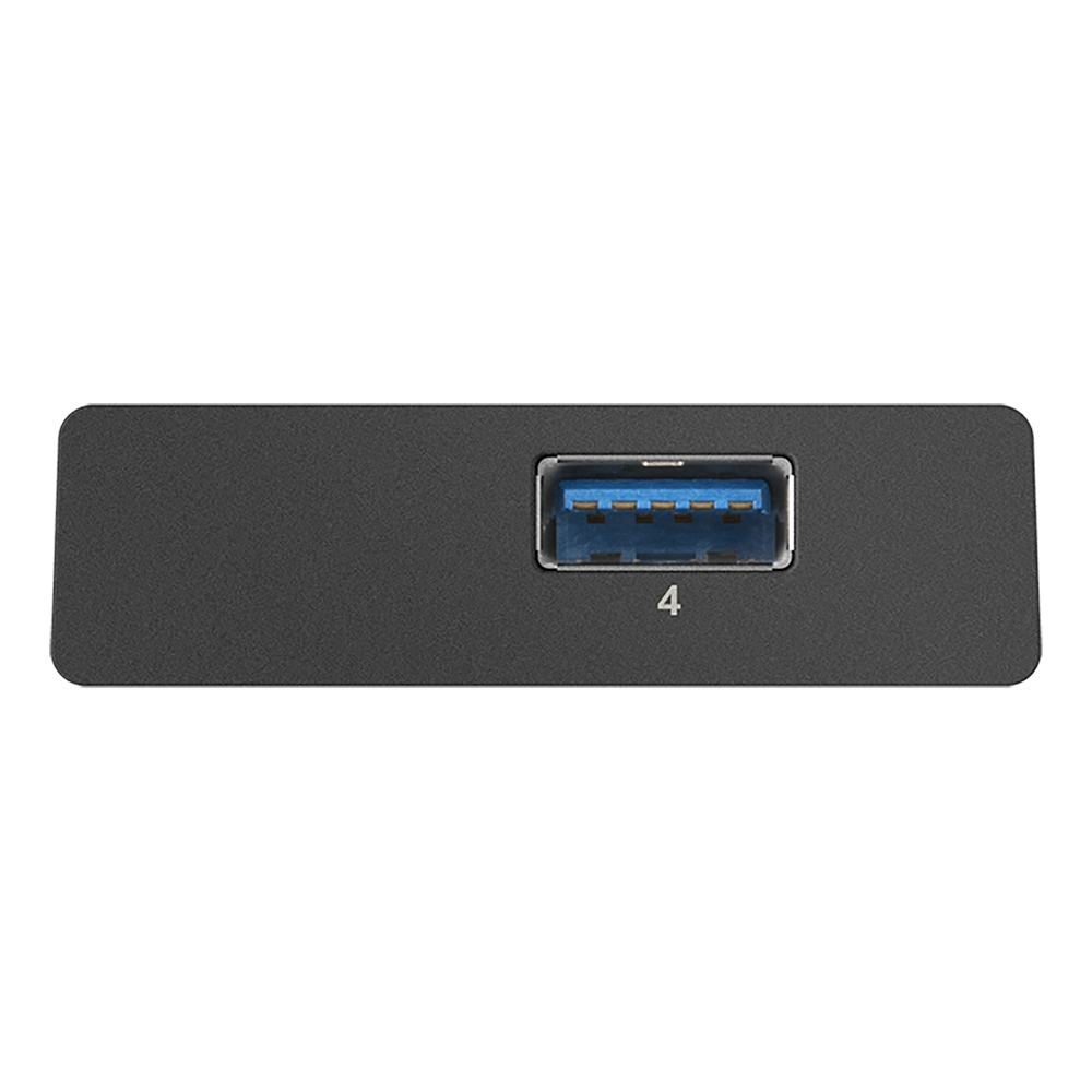 D-Link 4-Port Superspeed USB 3.0-hubb med nätadapter