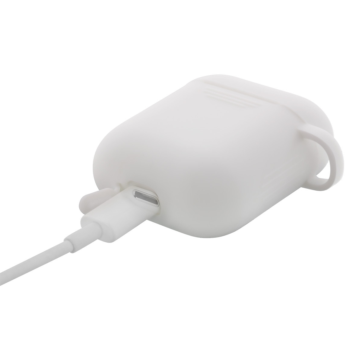 DELTACO Silikonskal för AirPods, vit