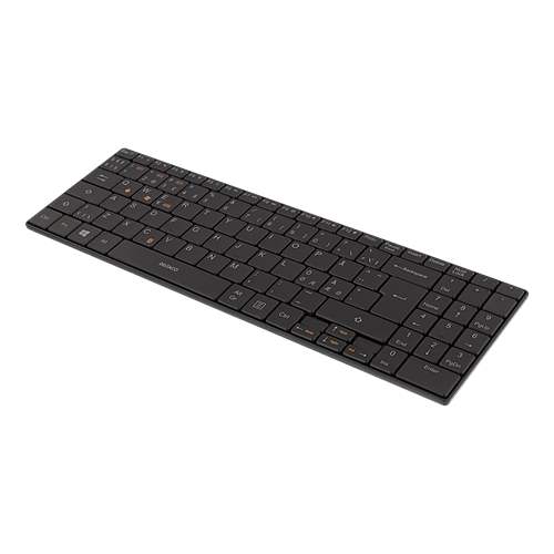 Bluetooth-tangentbord, Pan Nordsk layout, platta tangenter