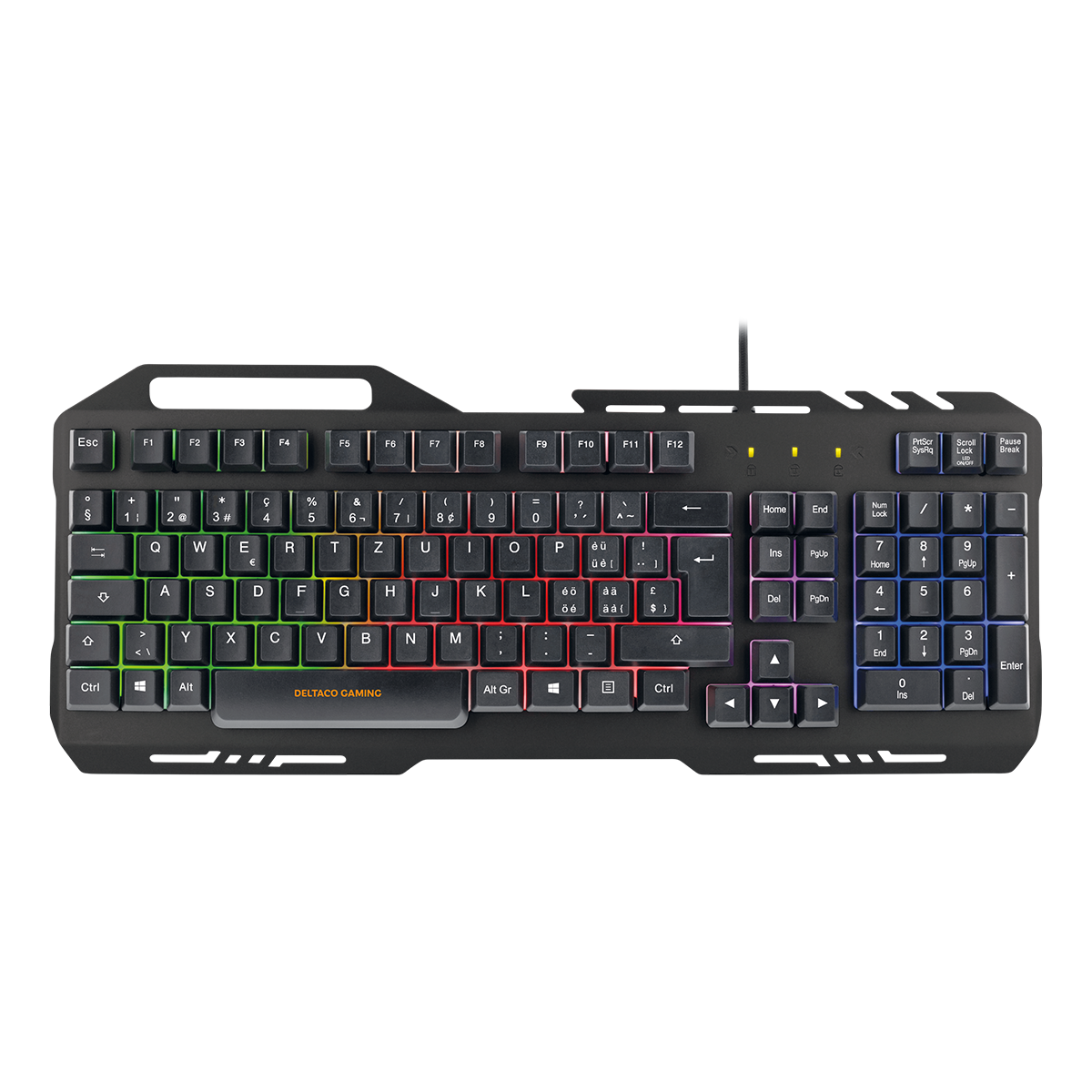 Deltaco Gaming 3-i-1 Gaming-kit, RBG LED, svart