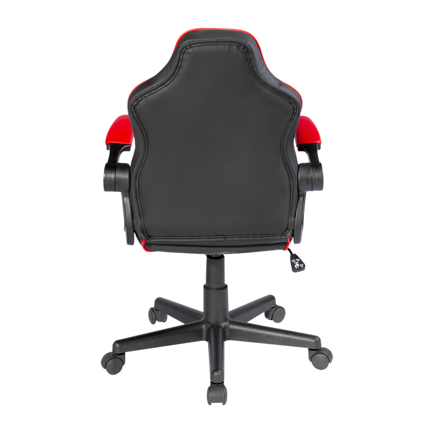 Deltaco Gaming DC120R Junior Gamingstol, konstläder, svart/röd