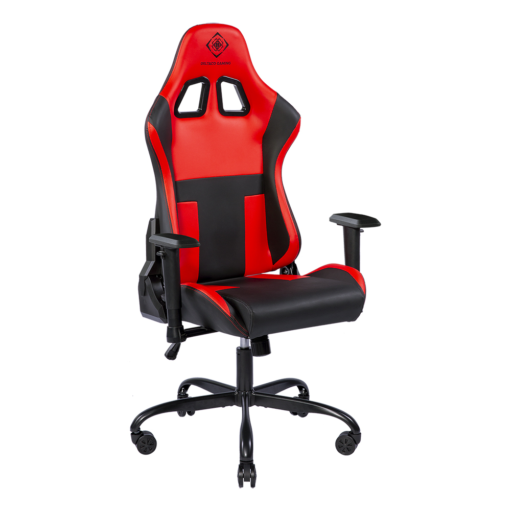 Deltaco Gaming Ergonomisk gamingstol, röd