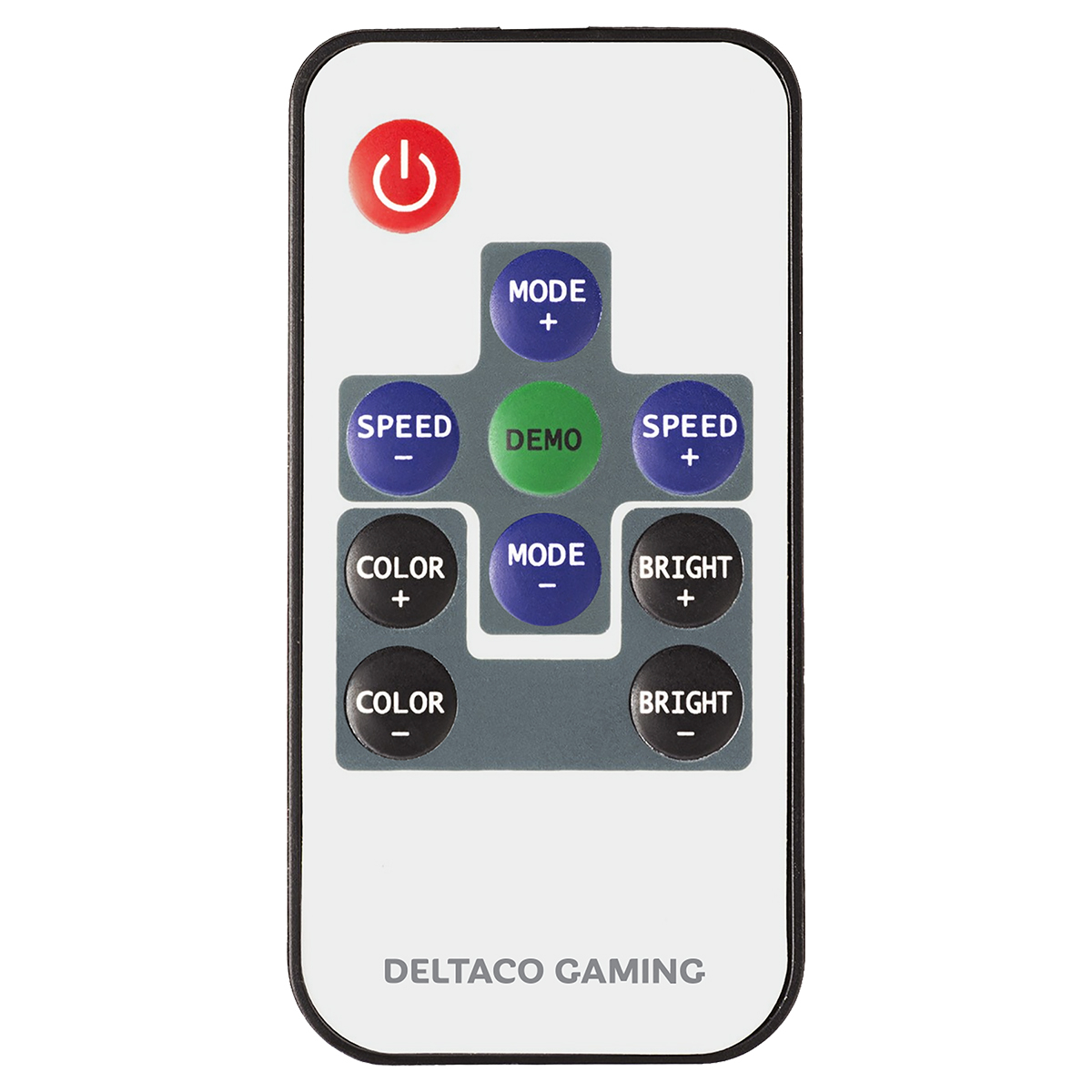 Deltaco Gaming DC220 Gamingstol med LED-belysning, svart