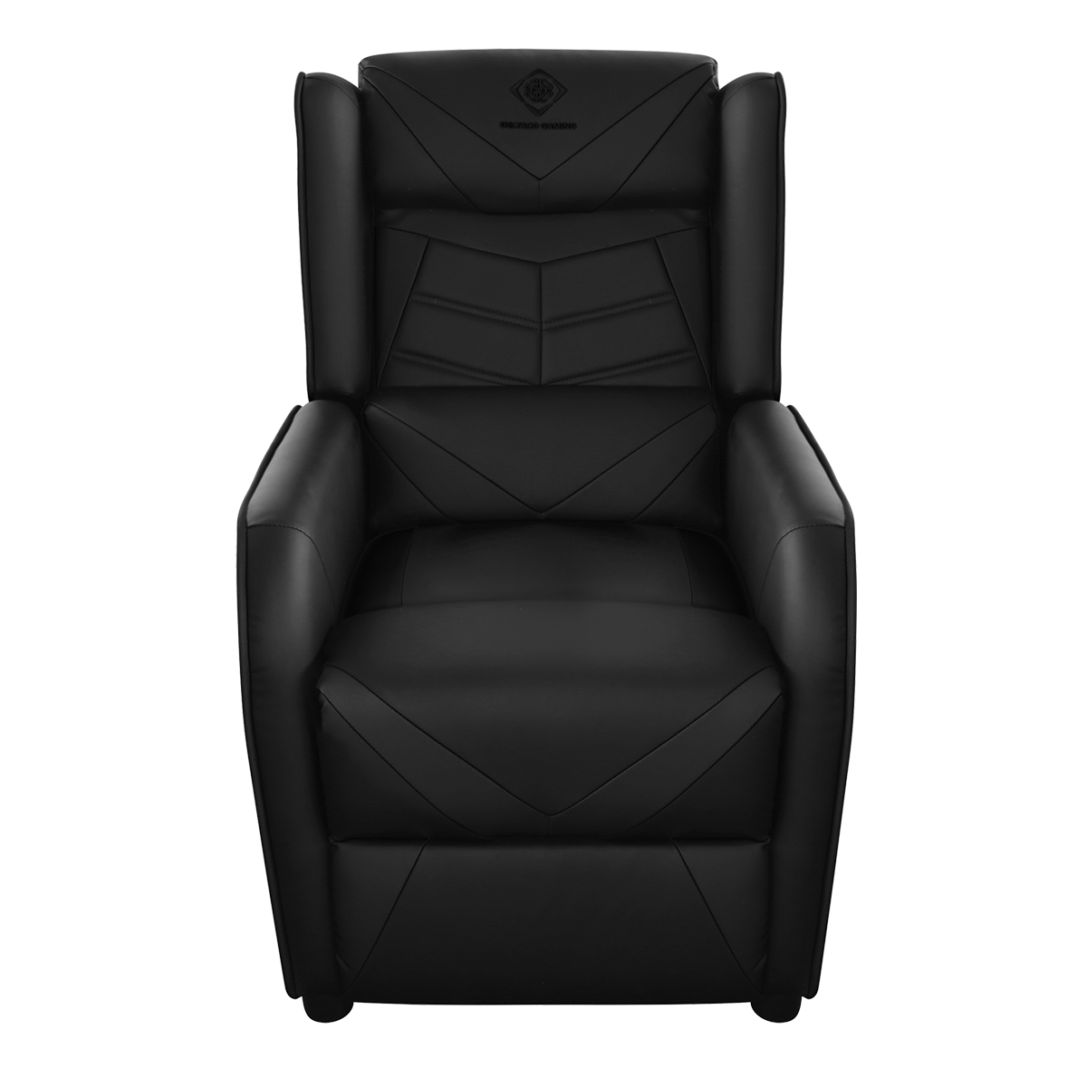 Deltaco Gaming DC420 Fåtölj i konstläder, recliner, svart