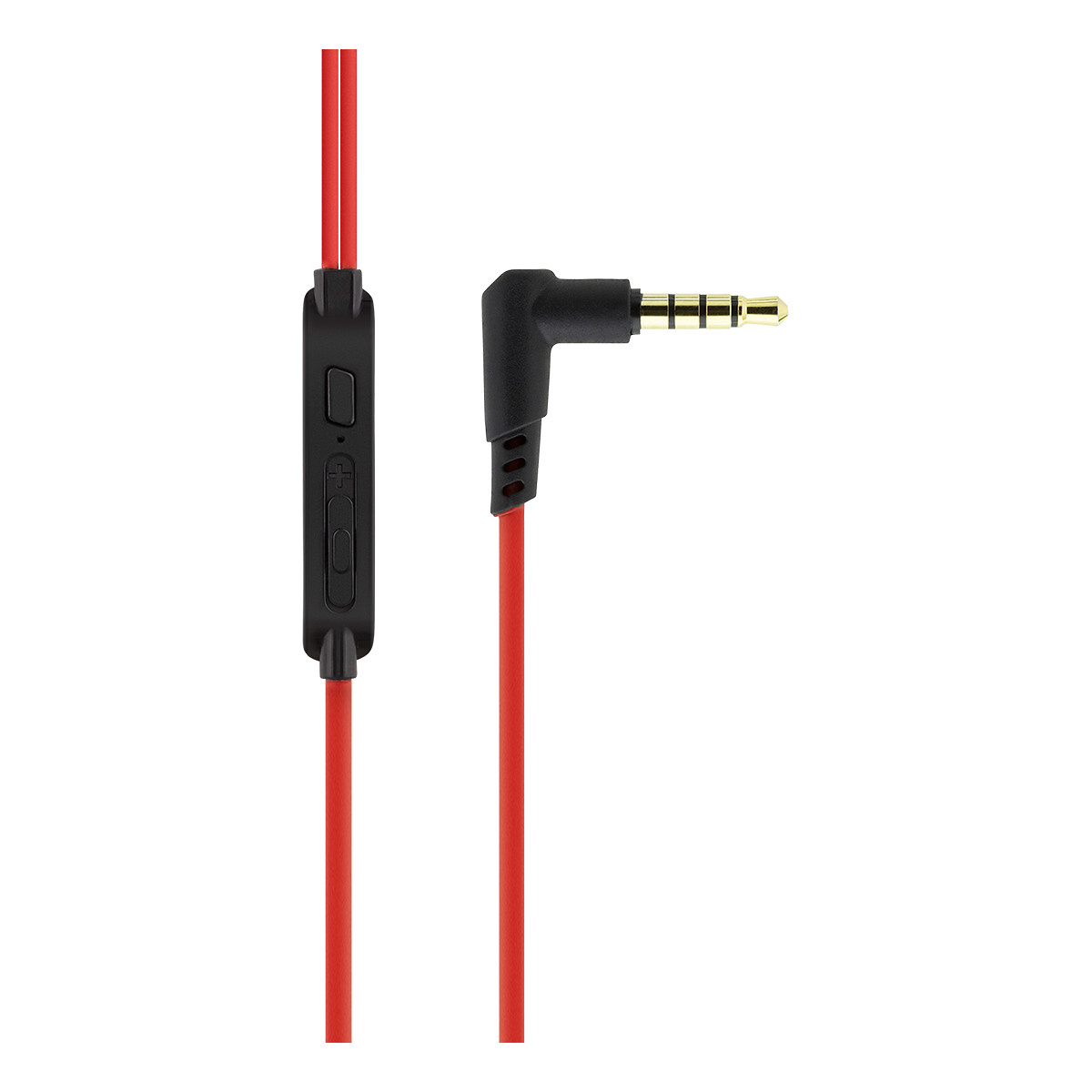 Deltaco GAMING headset, avtagbar mikrofon, silikonvingar, röd