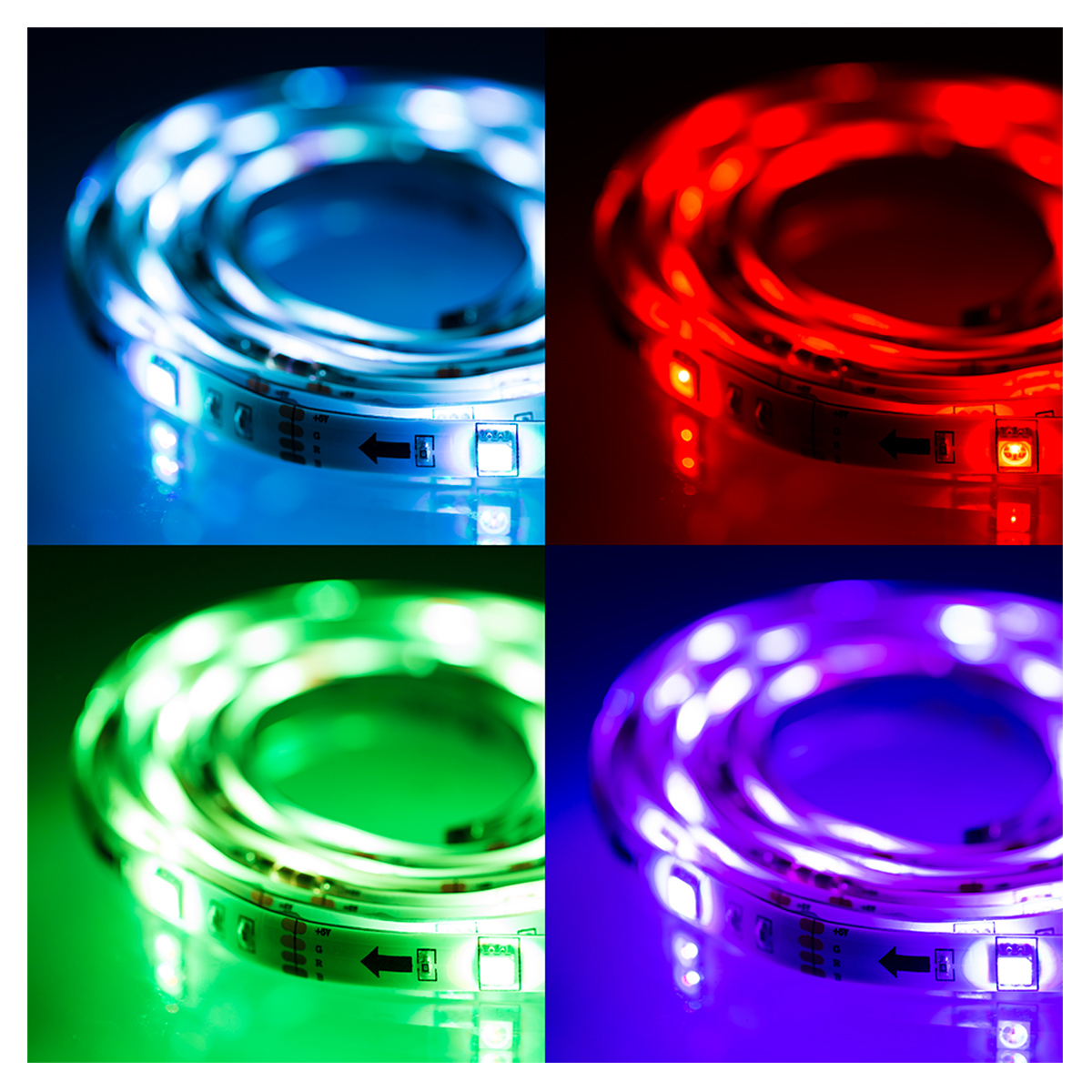 LED list RGB med färgkombinationer och fjärrkontroll, Cotech