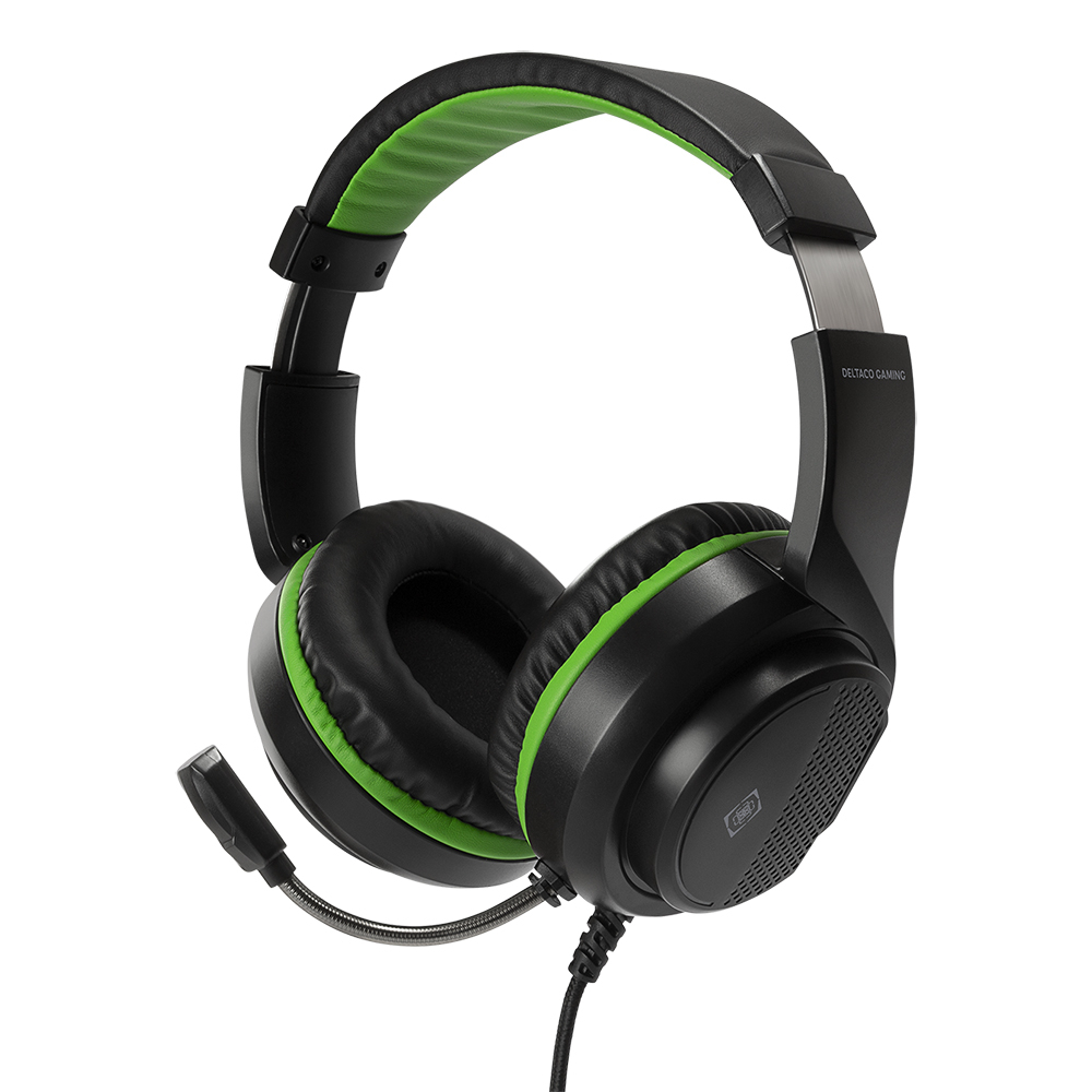 Deltaco Gaming headset till Xbox Series S/X, 40mm, 2m kabel