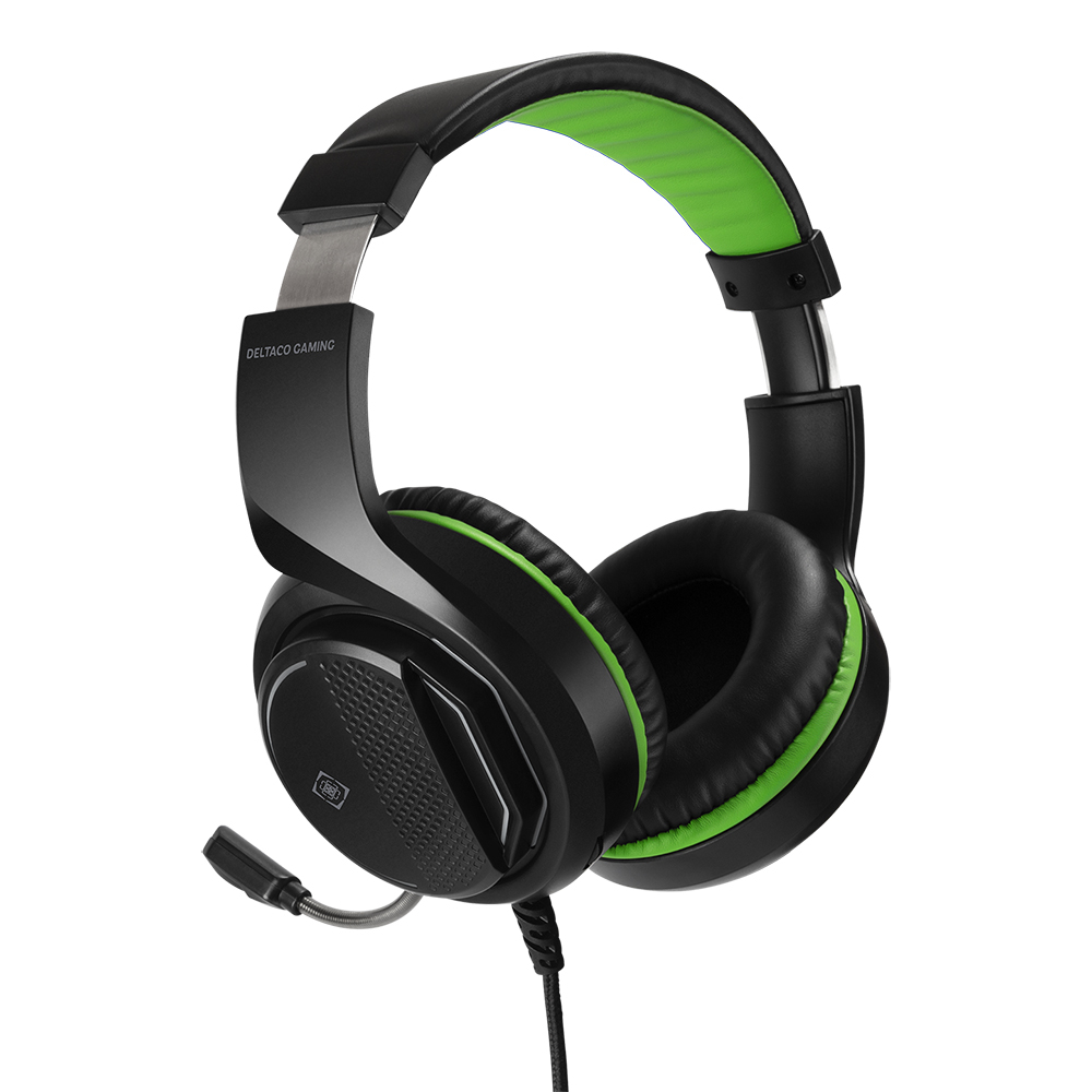 Deltaco Gaming headset till Xbox Series S/X, 40mm, 2m kabel