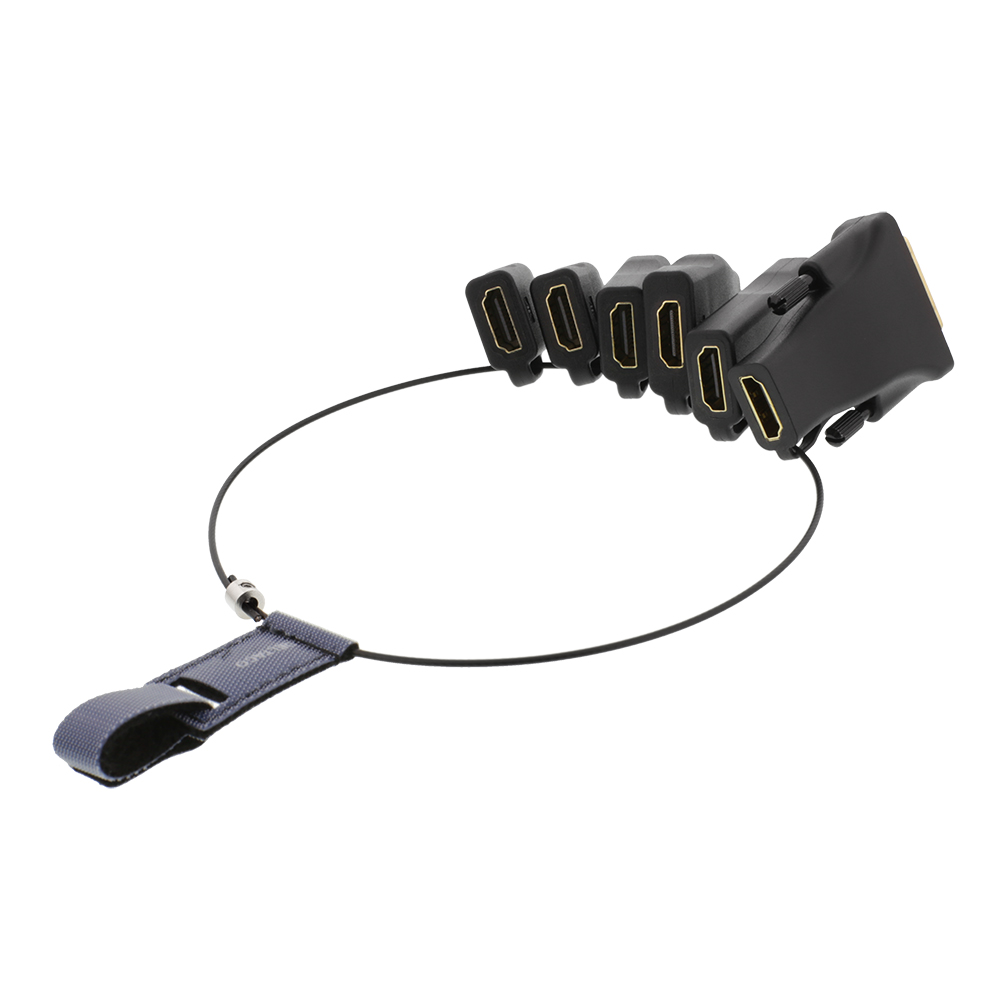 Deltaco Office, HDMI Adapter Ring, mDP, DP, USB-C, DVI, HDMI, 4K