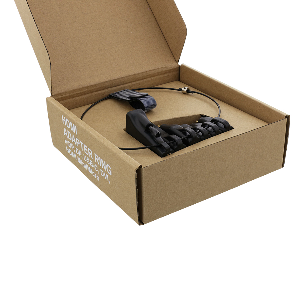 Deltaco Office, HDMI Adapter Ring, mDP, DP, USB-C, DVI, HDMI, 4K