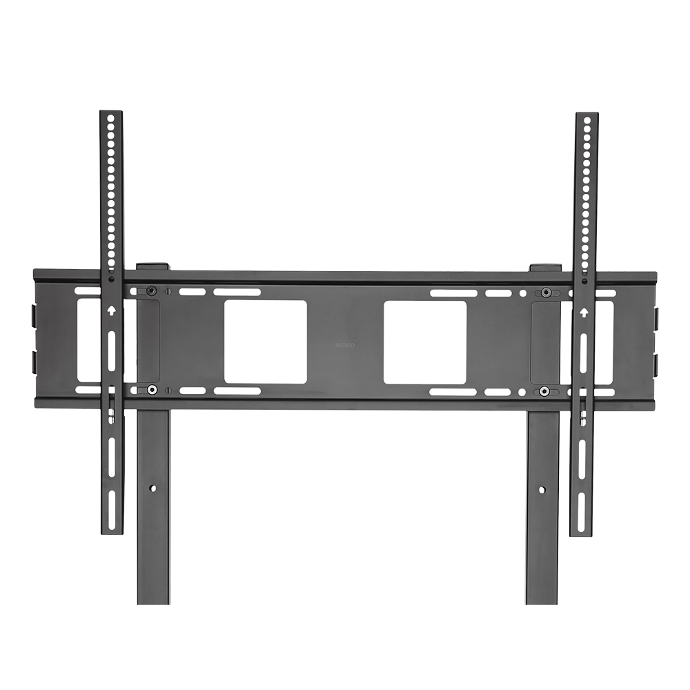 Deltaco Office, Kraftig skärmvagn med hylla,150kg, 1698-1848mm