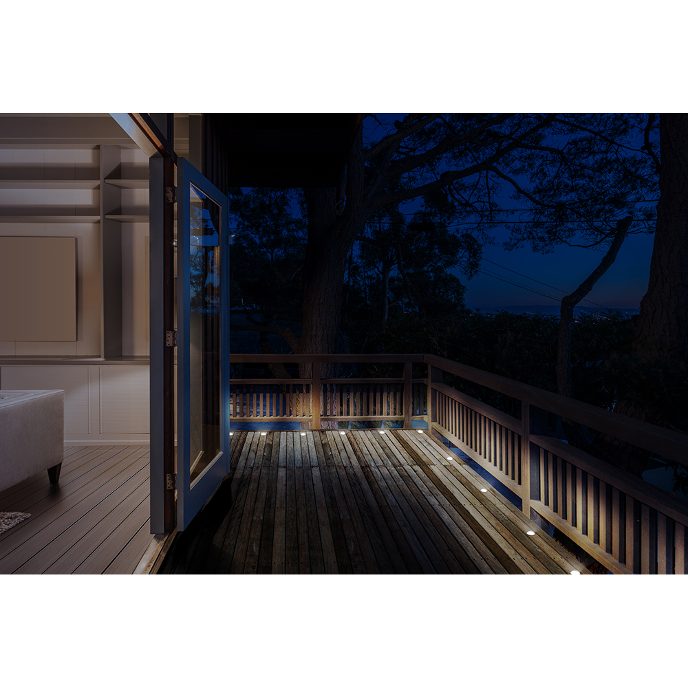Deltaco Smart Home altanbelysningskit med dimmer, RGB, 10st