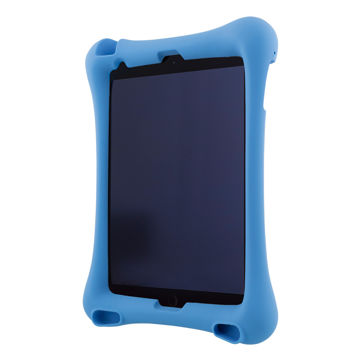 Deltaco skal i silikon för 10.2"-10.5" iPads, stativ, blå
