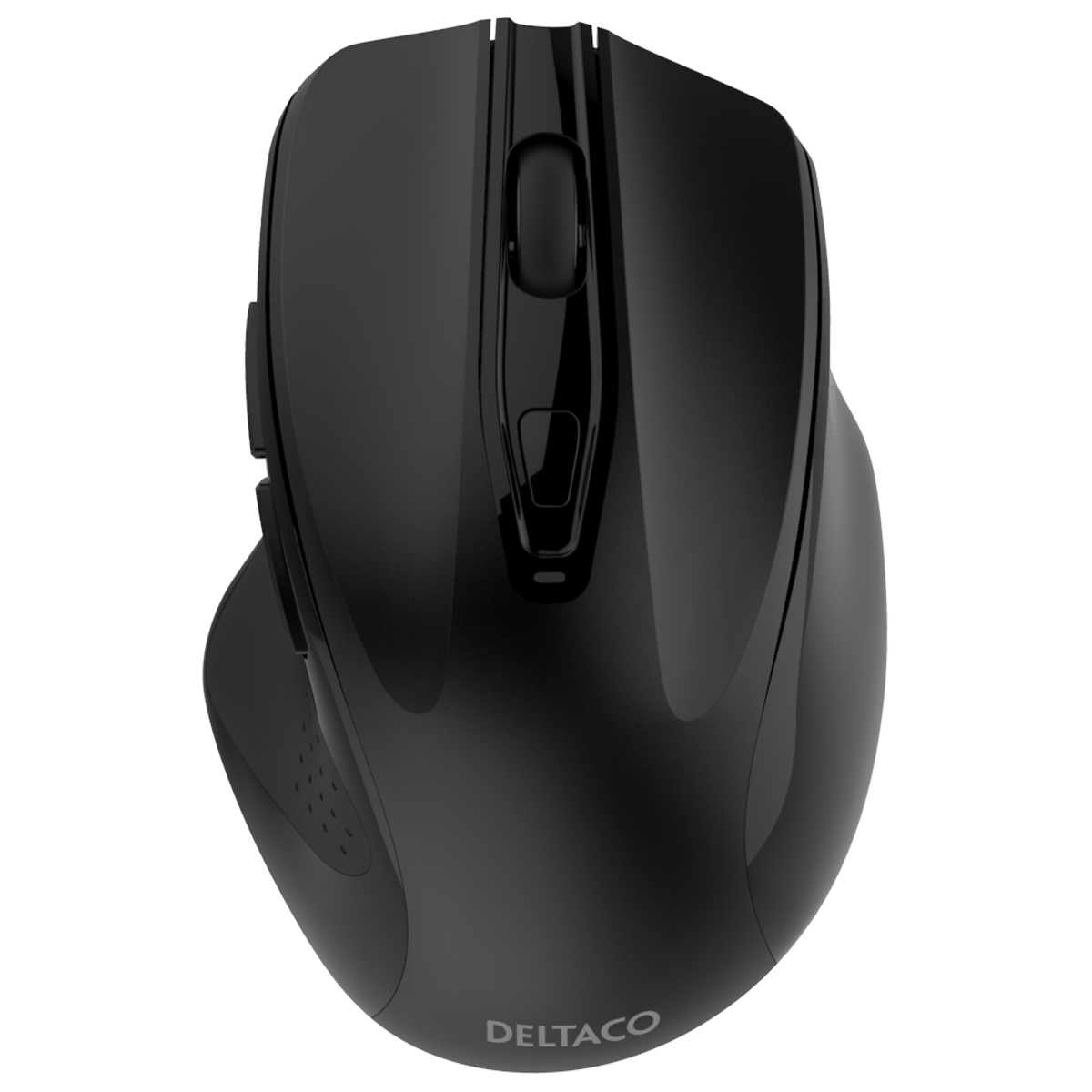 Deltaco Office Trådlös tyst mus, ergonomisk, 6 knappar, 500Hz