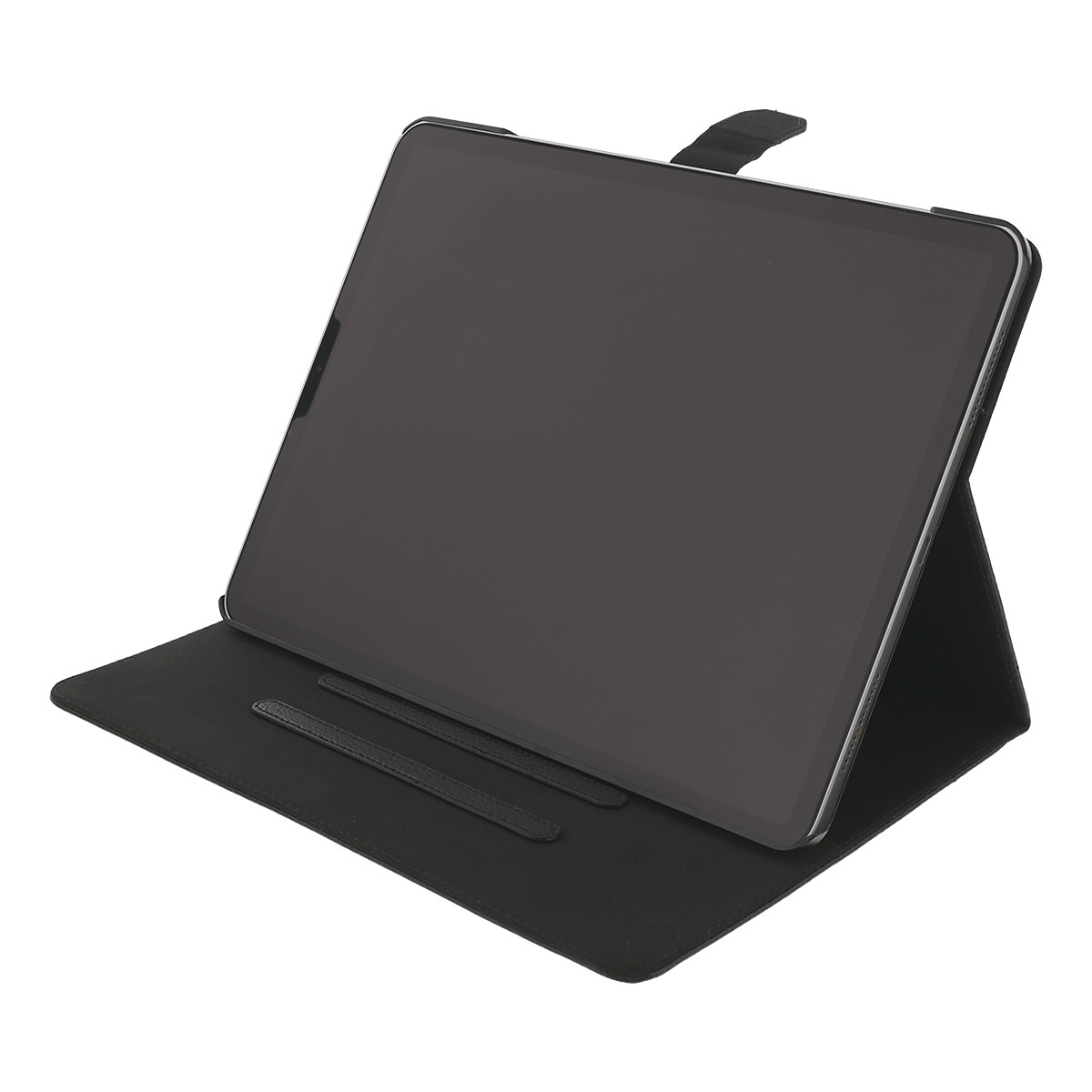 Deltaco fodral med stödfunktion för iPad Pro 12,9" (2018), svart