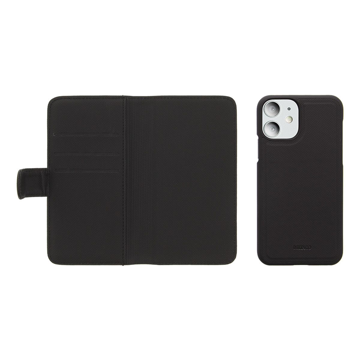 DELTACO plånboksfodral med löstagbar baksida till iPhone 11