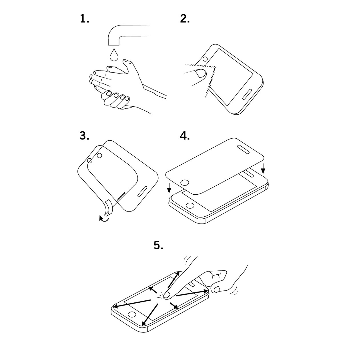 DELTACO skärmskydd för iPhone 11, 3D böjd full täckning