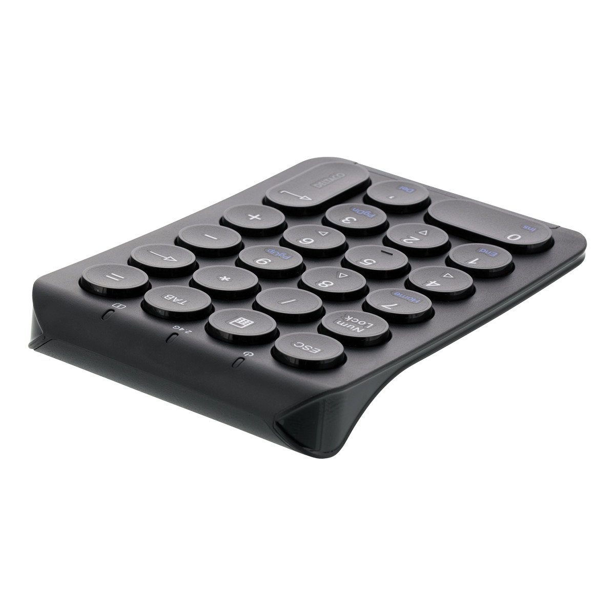DELTACO trådlöst numeriskt tangentbord, uppladdningsbart batteri, 22 t