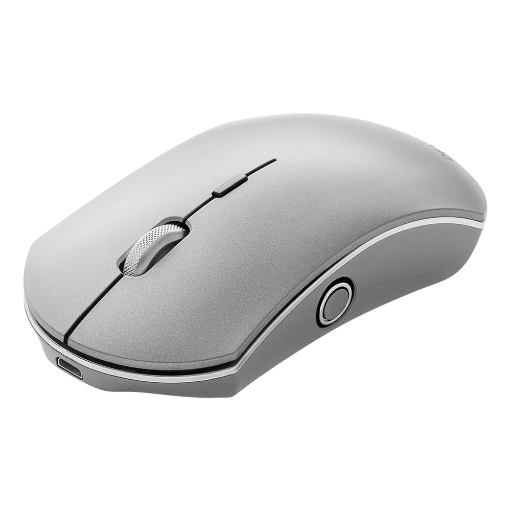 Deltaco trådlöst tangentbord och mus, uppladdningsbara, grå