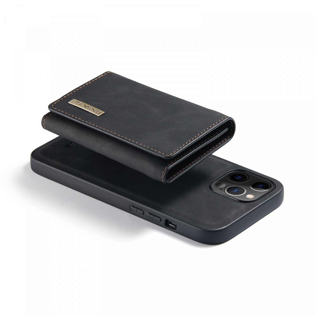 DG. MING M1-serie mobilskal till iPhone 12 Pro Max, svart