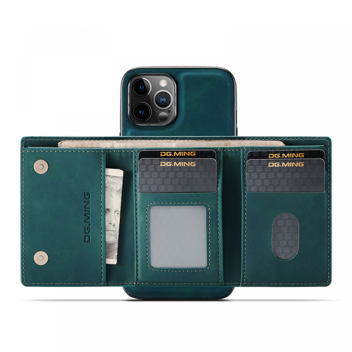 DG. MING M1-serie mobilskal till iPhone 12 Pro Max, grön