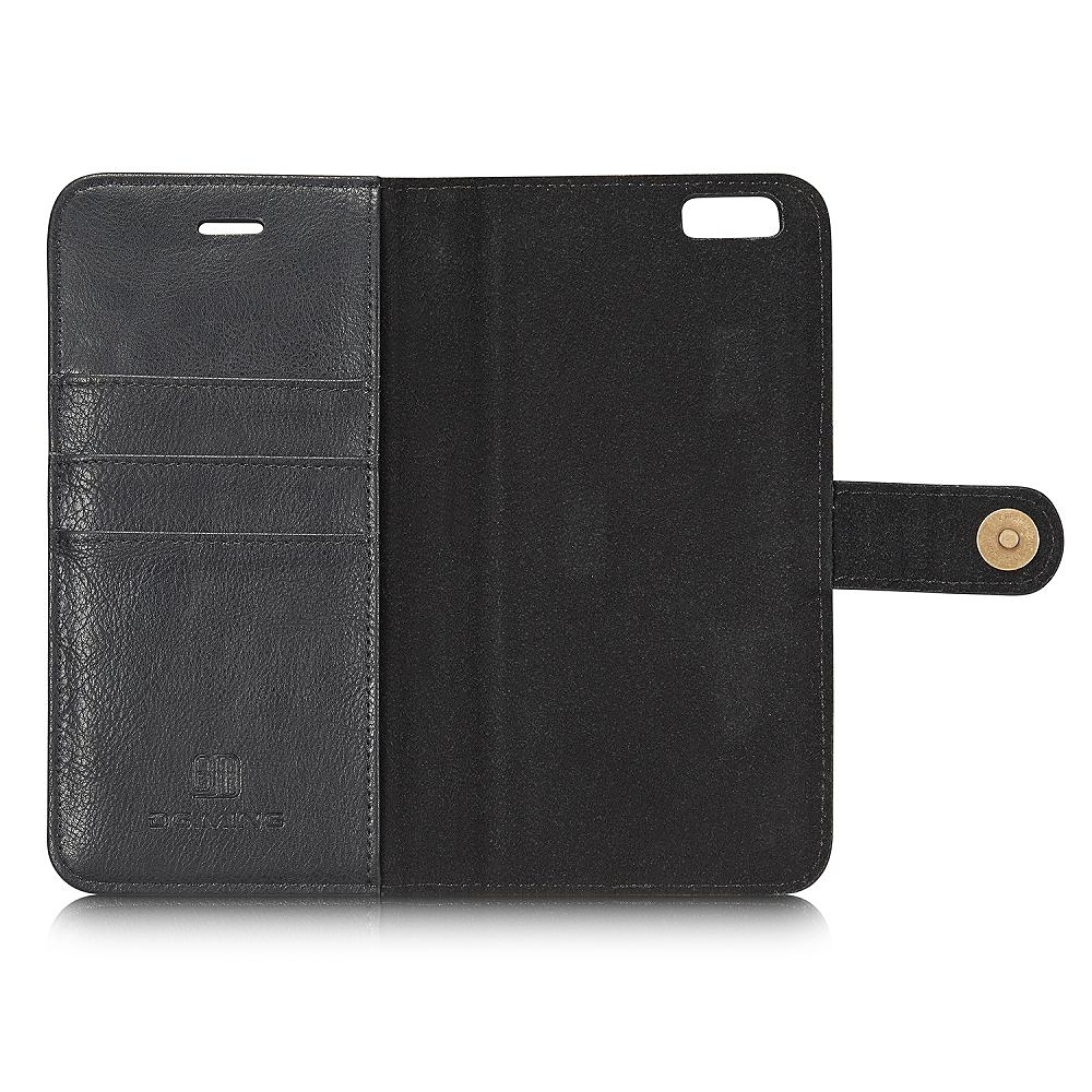 DG.MING fodral med magnetskal & ställ till iPhone 6/6S, svart
