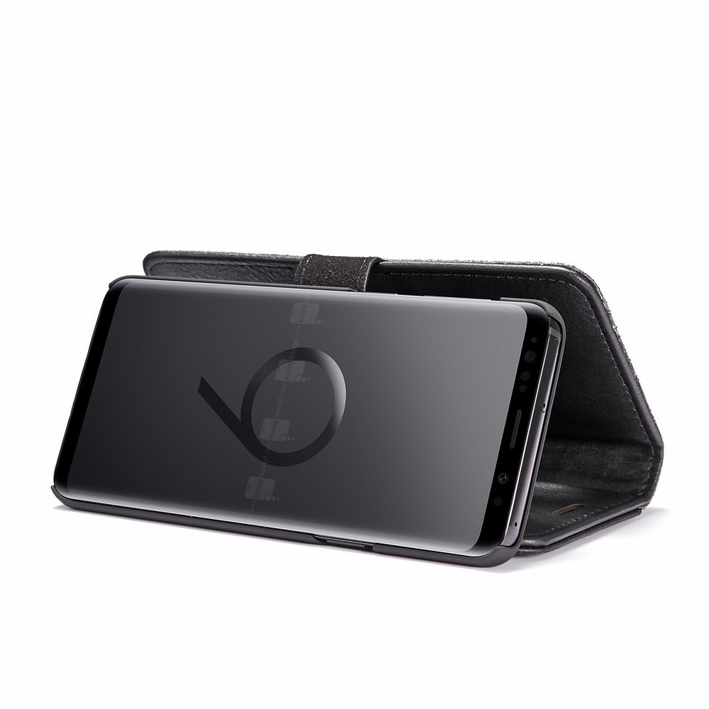 DG.MING fodral med magnetskal & ställ, Samsung Galaxy S9, svart