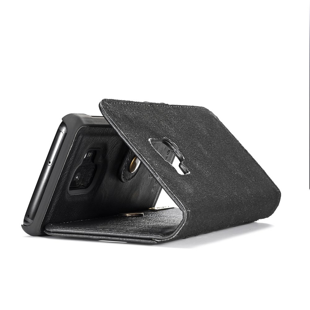 DG.MING fodral med magnetskal & ställ, Samsung Galaxy S9, svart