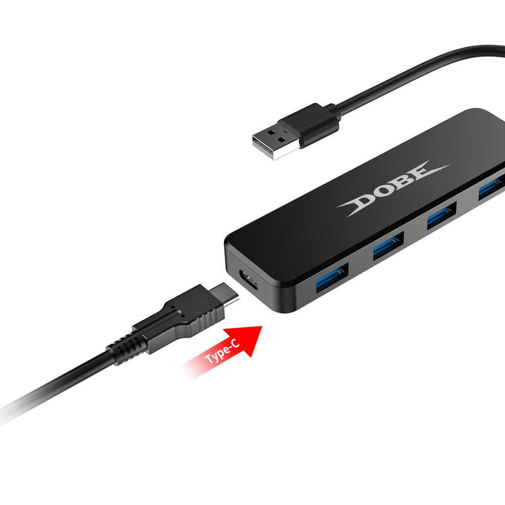 DOBE TY-0805 4 in 1 Fast Output USB HUB 3.0 Port For Playstation 4 PS4