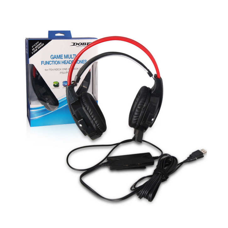 DOBE TY-836 Trådat headset med mikrofon för PC, PS4 m.fl.