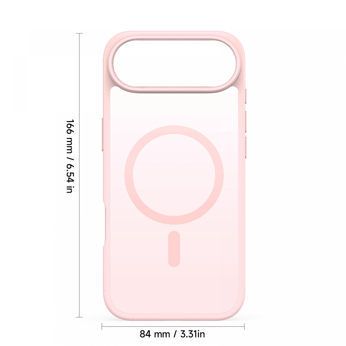 Dux Ducis Luxury magnetiskt skal till iPhone 17 Air, rosa