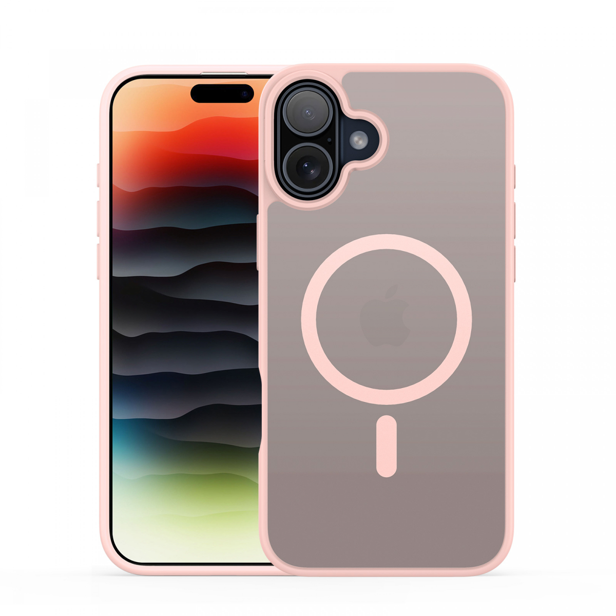 Dux Ducis Luxury magnetiskt skal till iPhone 17, rosa