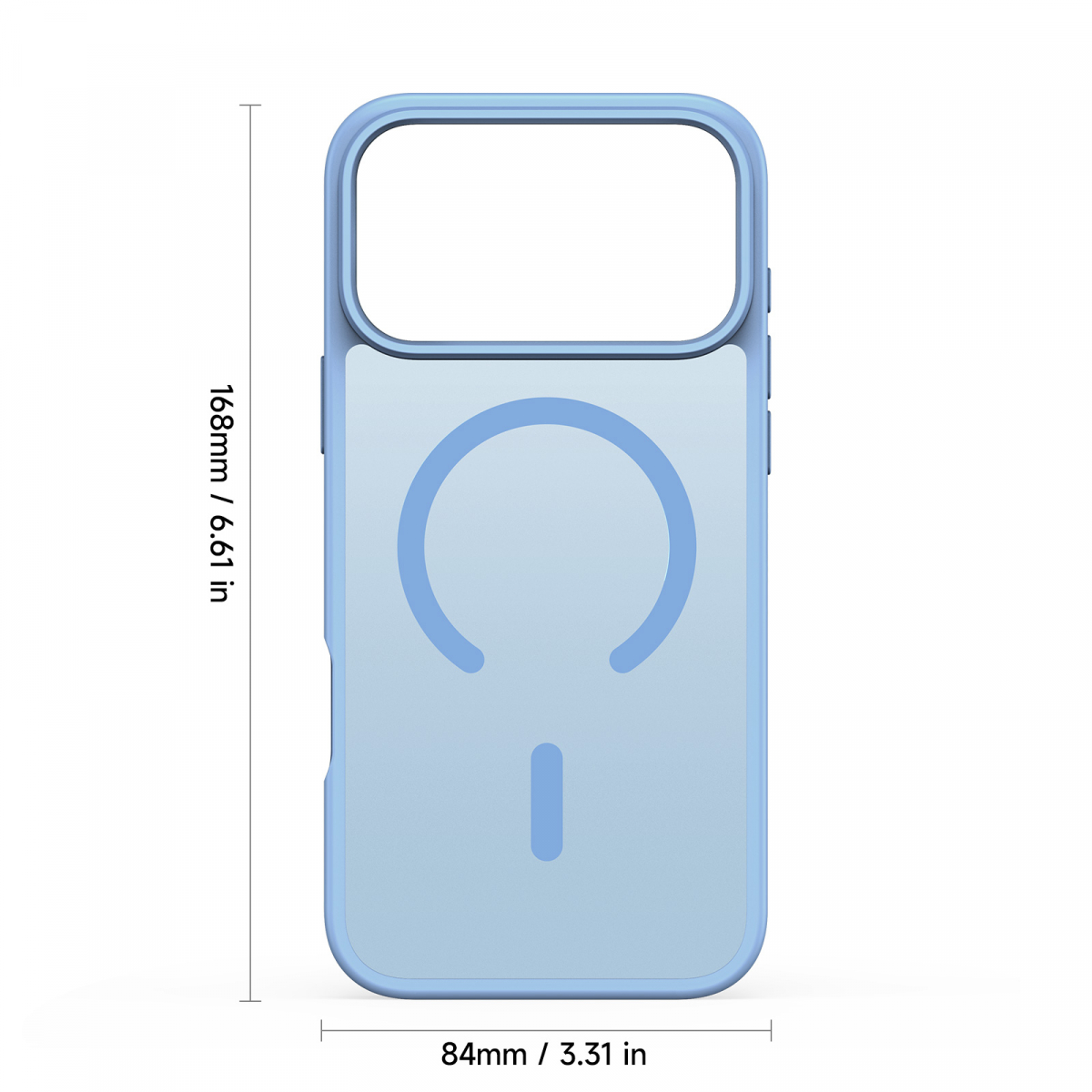 Dux Ducis Luxury magnetiskt skal till iPhone 17 Pro Max, blå
