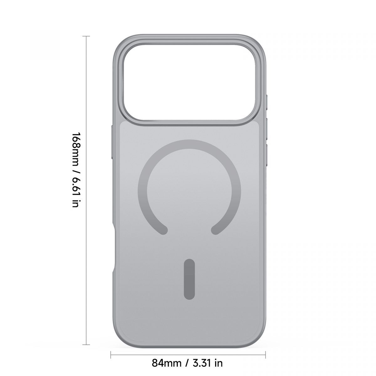 Dux Ducis Luxury magnetiskt skal till iPhone 17 Pro Max, grå