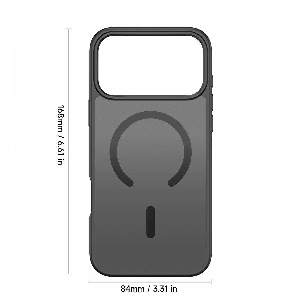 Dux Ducis Luxury magnetiskt skal till iPhone 17 Pro, svart