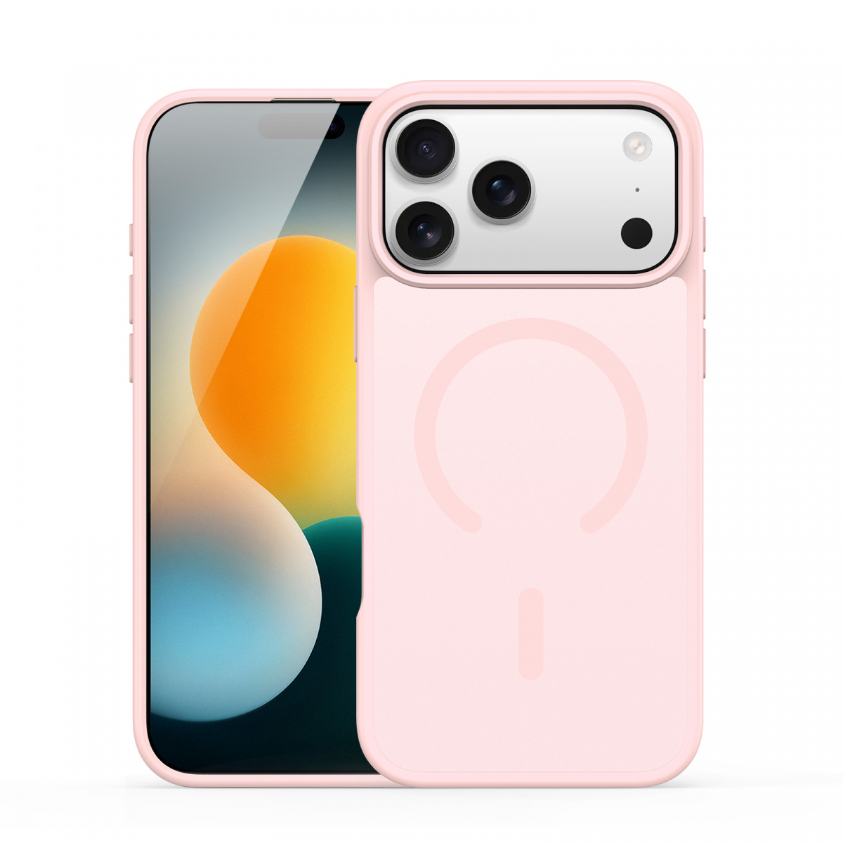 Dux Ducis Luxury magnetiskt skal till iPhone 17 Pro, rosa