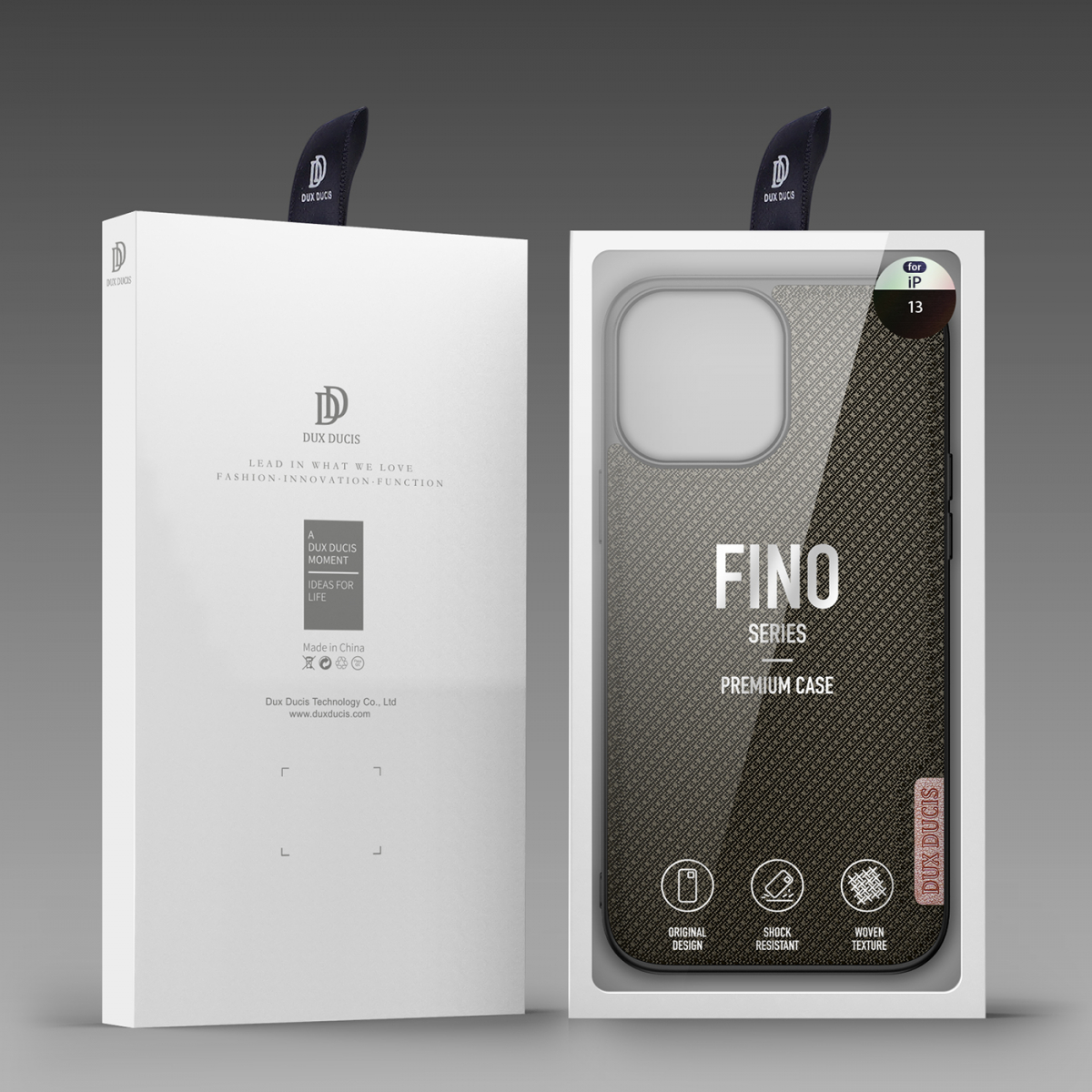 DUX DUCIS Fino mobilskal till iPhone 13, mörkgrön