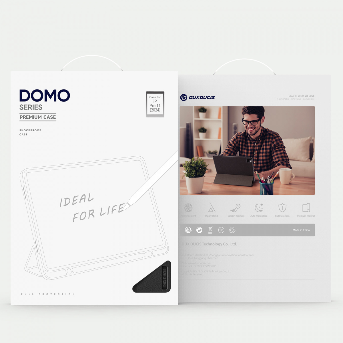 Dux Ducis Domo Series, iPad Pro 11 (2024), svart
