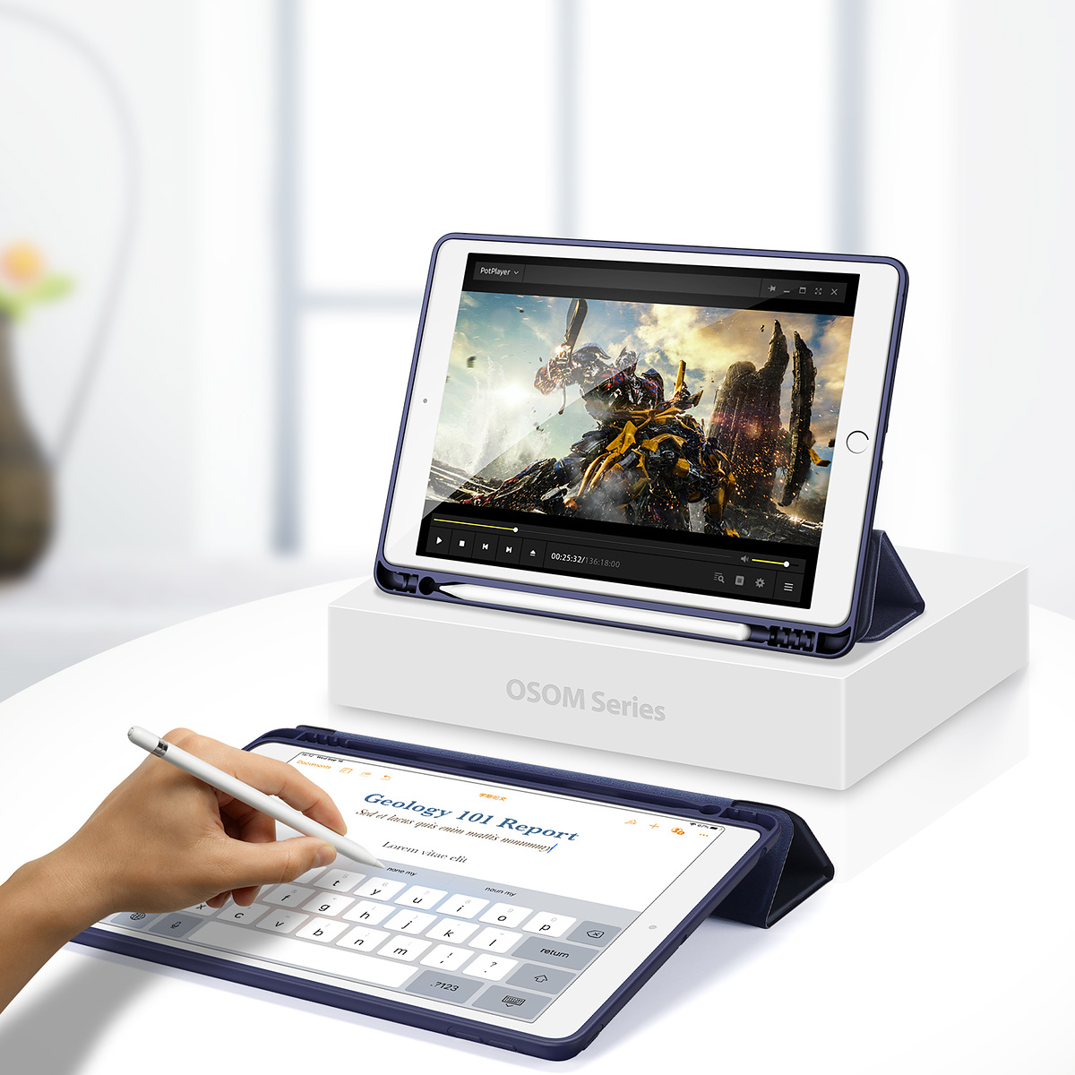 Dux Ducis Osom series, iPad 10.2 (2019-2020), blå