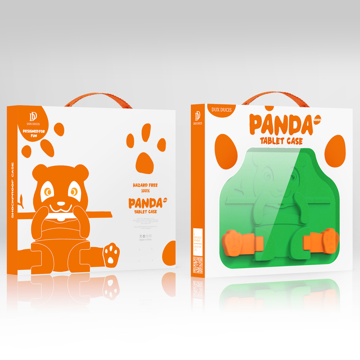 DUX DUCIS Panda barnfodral, Samsung Tab S6 Lite, grön