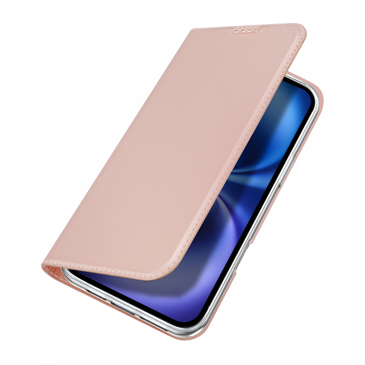 DUX DUCIS Skin Pro Series läderfodral, iPhone 16 Plus, rosa